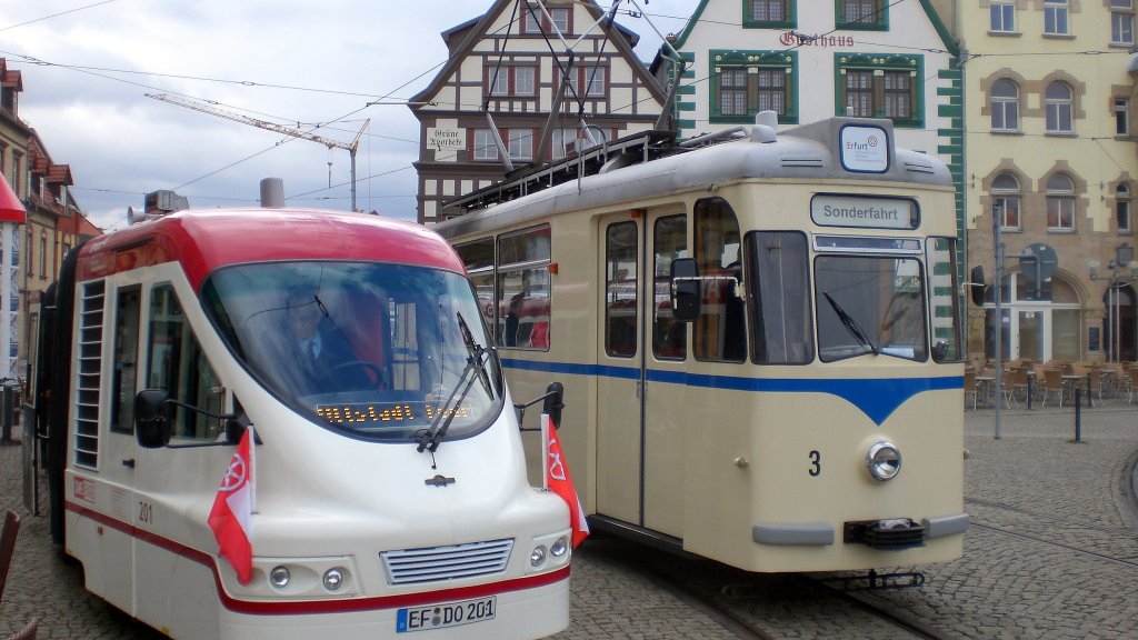Altstadtbus vor seiner nchsten Fahrt
