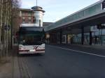 Abgestellter EVAG-Bus am Busbahnhof