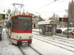 Tatra-Zug der Linie 4 am Domplatz sd